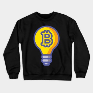 BITCOIN IS THE IDEA Crewneck Sweatshirt